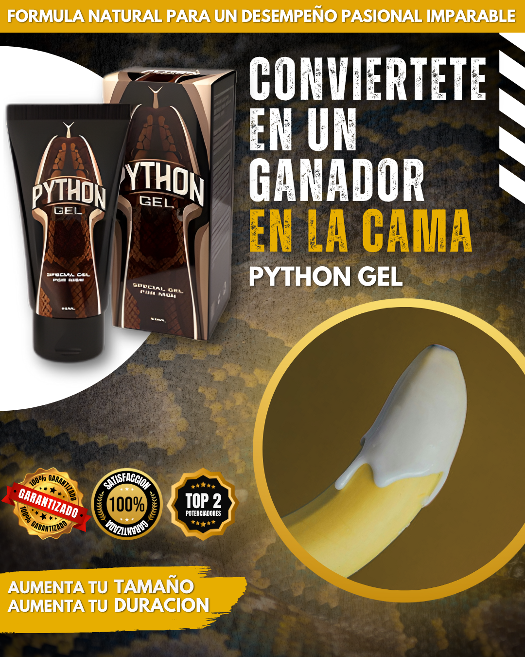 🔥🔥PYTH0N GEL: El potenciador Definitivo. ¡Tu Mejor Performance está por comenzar!🔥